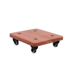 Professional Speaker Stand Base with Universal Wheels Moving Platform Anti- Foot Pads Hifi Audio Equipment Accessories