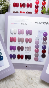 🔥พร้อมส่ง🔥เซ็ตสีเจล (MORDDA) เจลทาเล็บ ยาทาเล็บเจล 12 สี 12 ขวด มีให้เลือกหลายโทน 15ml