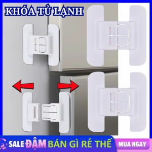 Khóa Chặn Tủ Chống Kẹp Tay - Khóa Tủ Lạnh  Chốt Cài Cố Định Tủ Lạnh Ngăn Bé Tự Ý Mở Cửa An Toàn Cho Bé - Đai Chốt Khóa Tủ Lạnh Ngăn Kéo Tủ Đồ Đa Năng / Khóa Tủ Quần Áo Cho Bé  Chốt Chặn Cửa