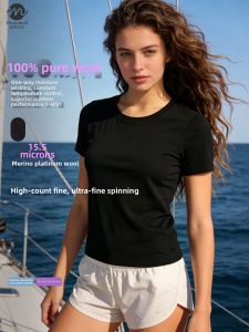 Menyanull | Merino Wool Quick Dry T-shirt for Outdoor Activities