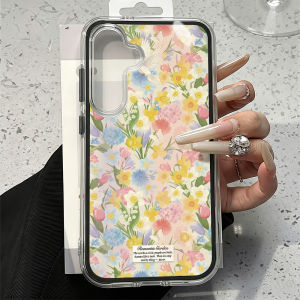 2 IN 1 Flowers Phone Case For Samsung S24 Ultra S26 S25 S23 Plus S22 A16 5G A56 A57 A53 A37 A36 A35 A55 A54 A34 A17 A26 A07 Capa