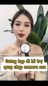 Gương chụp ảnh selfie gắn điện thoại cho camera trước