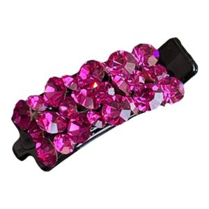 กิ๊บติดผมประดับเพชรเซอร์ลักซ์จากเช็ก แฟชั่นฤดูใบไม้ร่วง 2025 กิ๊บติดผมด้านข้างหรูหราสไตล์ฝรั่งเศส เครื่องประดับผมที่หรูหรา