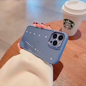 HOHO🔥เคสใส ใช้สำหรับ iPhone 11 Pro Max 12 Pro Max 13 Pro Max 14 Pro Max TPU+PC Clear Case กรอบเลนส์โลหะ ปุ่มโลหะ เคสใสกันกระแทกขอบส เคสซิลิโคน สีพื้น เคสโทรศัพท์มือถือ