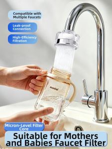 HKU | Universal Adjustable Splatter-free Rotatable Pressure-boosting Kitchen Faucet Filter