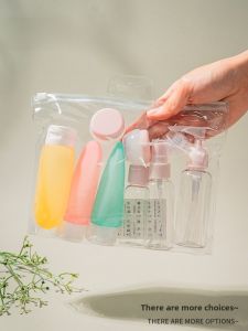Long-Distance Travel Essential Small Wash Care Kit Shampoo Shower Gel Packing Bag Outdoor Camping Hiking Travel Supplies