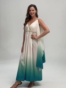 Perdagangan Asing Sumber Pakaian Halloween Pakaian Pesta Pesta Tarian Pakaian Wanita Dewasa Kostum Dewi Yunani cosplay