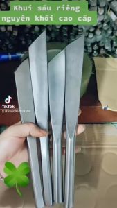 Dao Khui Sầu Riêng 27~28cm- Cán tròn Cực dày Inox không rỉ