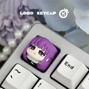 Bandai | Cartoon Frieren: Beyond JourneyS End Mechanical Keyboard Decoration Keycaps Esc Resin Material Customized Fun Peripheral Gifts