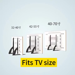 Universal TV Stand Base 14-75 Inch Adjustable TV Mount Max Load 100KG All Steel Stable TV Bracke LED/LCD/PDP Flat Panel Tv Wall Mount Wall Bracket Universal LED 4T TV bracket TV Stand Base Stand Height Adjustable Load Up To 100KG