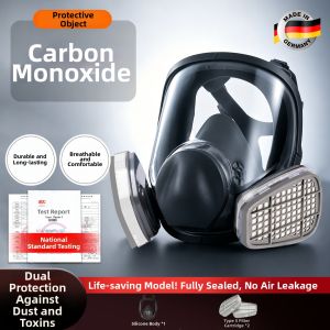 TAODUN | Full Face Respirator Toxic Gas Filter Mask