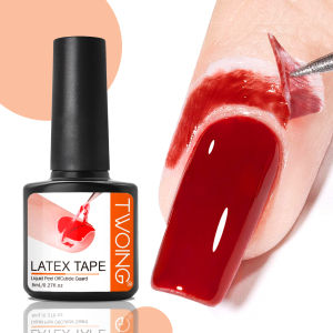 8ml Nail Peel Off Liquid Anti-Overflow Glue Edge Latex Tape Peel OffCuticle Guard Nails Finger Lacquer Protector Nail Polish