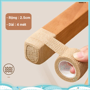 Cuộn Băng Keo Bằng Vải Không Dệt Bọc Chân Bàn Ghế Chống Trượt Chống Ồn