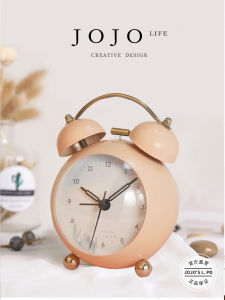 Đồng Hồ Báo Thức Sáng Tạo Bằng Kim Loại Lớn Hình Bán Nguyệt Mr. Grocery JAB5963 Đồ Trang Trí Nhà Đồ Trang Trí Phòng Ngủ Đồ Trang Trí Phòng Khách