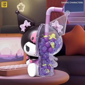 【แท้】TOPTOY Sanrio บล็อกตัวต่อบับเบิ้ลโซดาตุ๊กตาตัวใหญ่ที่ยอดเยี่ยม Kuromi Hello kitty