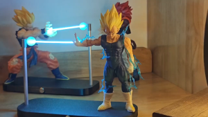 Dragon Ball peripheral Enchanted Vegeta Shockwave Atmosphere Night light Magnetic levitation magnetic attraction night light ornament
