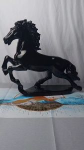 Pajangan meja aesthetic kuda jumbo ukuran besar warna hitam