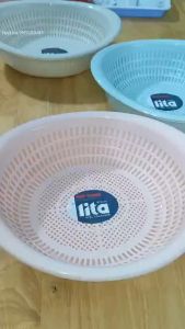 COMBO Thau + Rổ Bầu Màu Pastel Cực Đẹp - Hiệp Thành Plastic  An Toàn Vệ Sinh Thực Phẩm