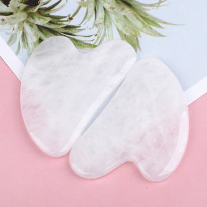 1pcs Guasha Massage Natural Resin Jade Scraper Facial Gua Sha SPA Neck Massager Women Portable Face Skin Care Beauty Healty TooL