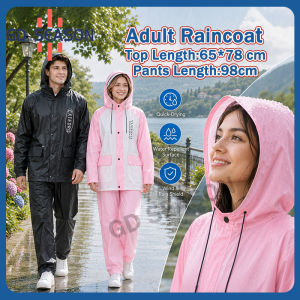 2026 Fashion Thick Split Raincoat Set Full Body Waterproof Rainstorm Resistant Outdoor For Adults