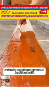 ✨In Stock ✨ 1KG Wood Stain Wax Oil Paint Anti Bukbok for Timber Waterproof Anti-Corrosion Odorless Durable Long-Lasting Pure Natural Ingredient Care Solid Wood/Door/Floor Furniture Renovation Indoor Outdoor