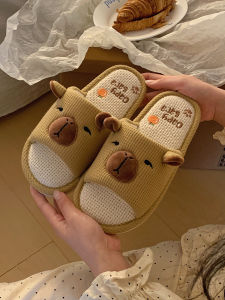 Dép Vải Lanh Cotton Mùa Hè Thoáng Khí Cho Nữ Dép Lót Sàn Nhà Phong Cách Mùa Hè Thường Ngày Cho Thanh Thiếu Niên Dép PVC Thấm Hút