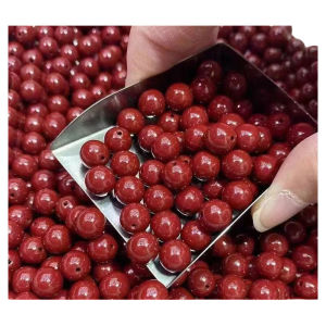 Vòng Tay Hạt Rời Màu Đỏ Và Vàng DIY Phụ Kiện Vòng Tay Cho Nam Và Nữ Năm Sinh Vòng Tay Hình Quả Bóng Nguyên Chất Xỉu