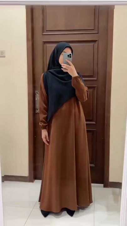 GAMIS WANITA CRINKLE AIRFLOW BUSUI FRIENDLY MODEL TERBARU LEBARAN