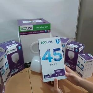 Lampu Led Kapsul Ecolink 45 Watt Fitting E27  Warna Cool Day Light (Putih) Original