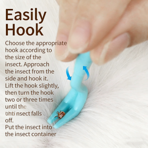 Pet Tick And Flea Removal Kit with Easy-to-Use Hook Tweezers Pliers Mite Extractor for Dogs And Cats Pet Care Accessories