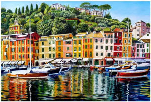 500/1000/1200/2000PCS Jigsaw Puzzle Beautiful Quay And Boats Scene For Adults Perfect For Quiet Evening Activity