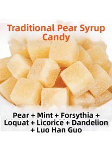 Adults Kids Clear Throat Pear Cough Candy