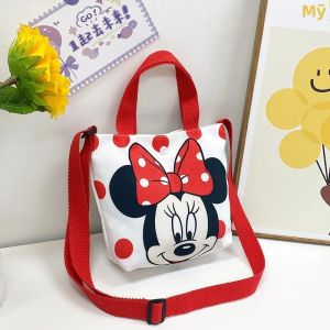 Disney Chuột Mickey Túi Đeo Ngang In Hình Hoạt Hình Túi Đeo Vai Thời Trang Cho Trẻ Em Dễ Thương Minnie Ví Đựng Tiền Xu Bé Gái