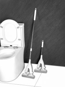 Toilet Collodion Cotton Small Size Lazy Mop Mini Hand Washing Free Mop Bathroom Short Kids Small Sponge Mop