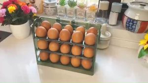 กล่องเก็บไข่ 3 ชั้น กล่อง 30 ฟอง ขายไข่ ที่ใส่ วางซ้อน กล่องใส่ไข่ เข้าตู้เย็นได้ ประหยัดพื้นที่