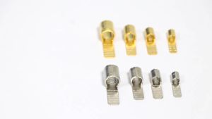 20pcs C45 Square Insert Cold Pressed Wire Terminal Pin Connection Copper Wire Nose Square Insert