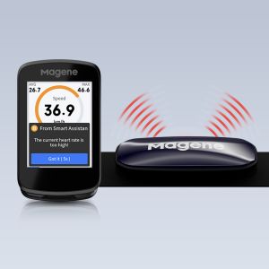 Magene H613 Heart Rate Monitor Sensor Intelligent Heart Rate Tracking Alert System Bluetooth ANT+ Magnetic Charging Long Battery Life
