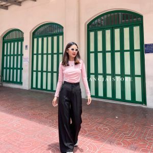 Dolly Pants (กระบอกใหญ่ขอบเรียบ)