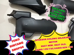 Spakbor kolong PnP pcx 160 Adv 160 Vario 160 ABS CBS new Vario 160 Vario 125 Vario 150 Hugger Spakbor Kolong  VARIO 110  2015 - 2019 BEAT OLD 2012 - 2019 BEAT LAMA FI ESP STREET SCOOPY FI 2013 - 2020 Beat Esp/F1/Pop/Street Starter Kasar/Scoopy/Vario 110