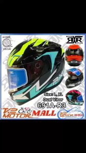 RXR 691A-R3 DUAL VISOR FULL FACE HELMET WITH ICC (BPS) SIZE 59-60CM 62-64CM LARGE & XL