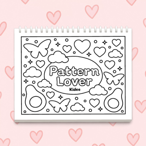 Kidee สมุดระบายสีผู้ใหญ่ Pattern Lover กระดาษหนาคุณภาพดีมี 20 ภาพ ฝึกสมาธิ คลายเครียด