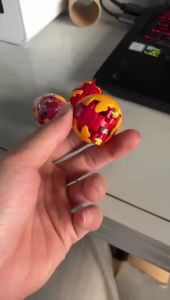 Keeppley | New 4/6/8/10/12/15 Piece Set of Golden Ball Battle Ball Shooter Battle Set Monster Action Metamorphosis Animal Collection Toy