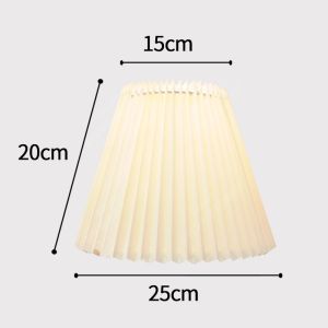 Large Size Bedside Lampshade Shell Cover Fabric Floor Lampshade Eye Protection Bedroom Lighting Accessories Carter·Light