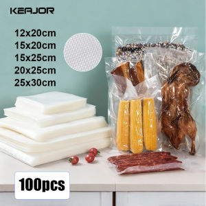 Vacuum Packaging Bags 100pcs Food Storage Bag for Vacuum Sealer Food Fresh Long Keeping Vacuum Sealing Empty Bag Vacuum Bags