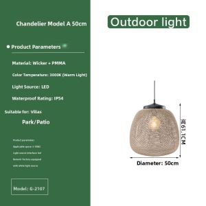 GAOBIGEGE | Waterproof Outdoor Villa Landscape Light Garden Decorative Light