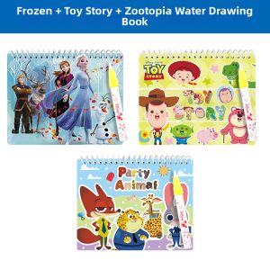 Disney | Water Drawing Book Reusable for Sketching Childrens