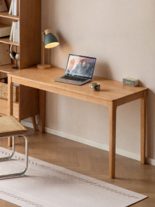 WEISHA | Sustainable Real Wood Study Desk for Learning and Working