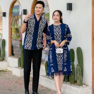 COUPLE TENUN PASANGAN BAJU PREWEDDING KONDANGAN KEKINIAN