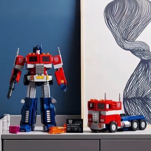 Bộ Đồ Chơi Lắp Ráp Xe Robot Đỏ 1508 Chi Tiết Đồ Chơi Xếp Hình Giáo Dục Cho Trẻ Em Mô Hình Optimus Biến Thể 10302 Quà Tặng Lễ Hội