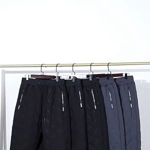 Quần gió lông QD2 ấm áp thời trang cho nam Quần nỉ jogger QD1 lót lông cho nam giới sang trọng và dày dặn D Danido